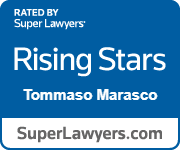 Super Lawyers Rising Star badge for Tommaso Marasco