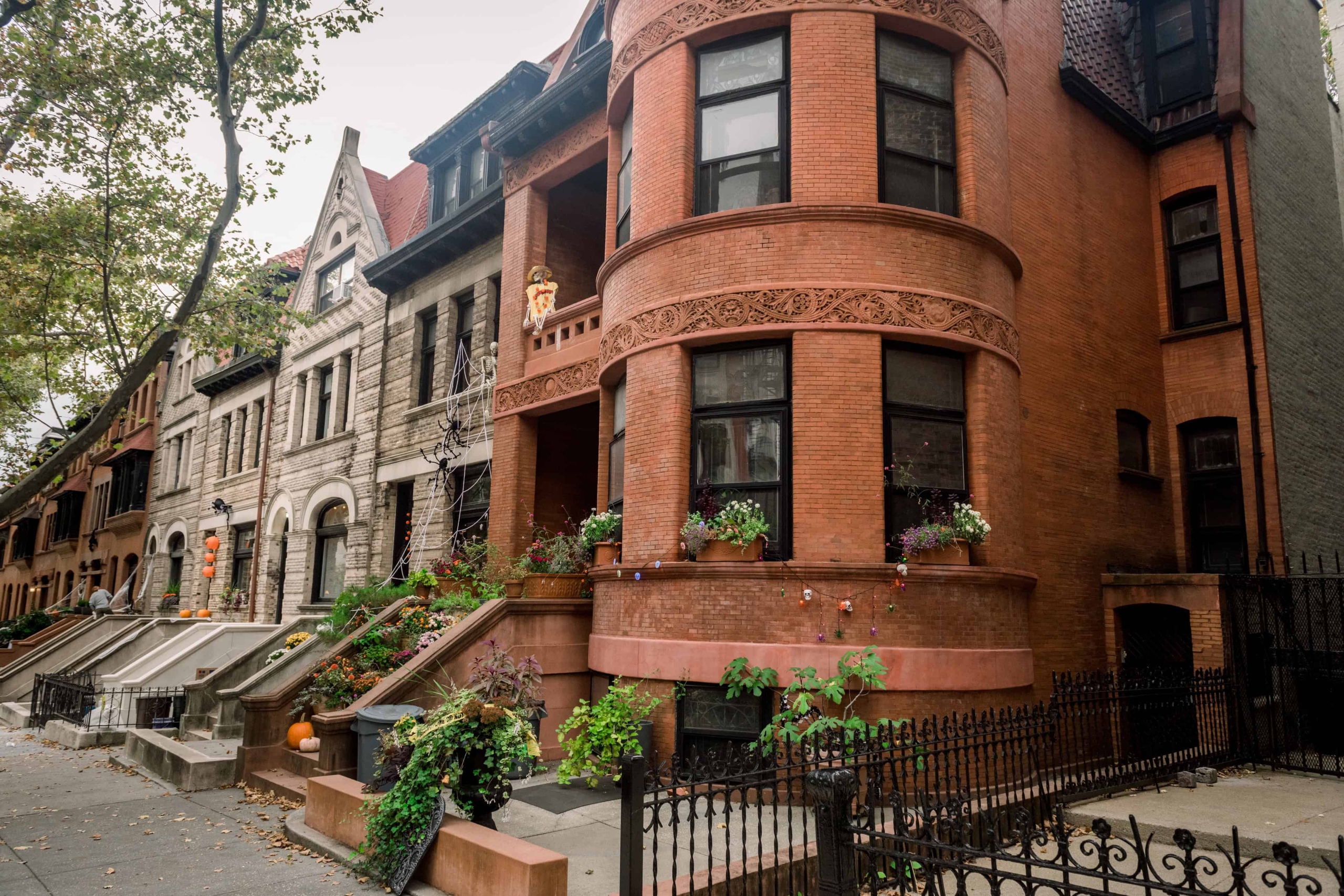 Brownstone rowhouse